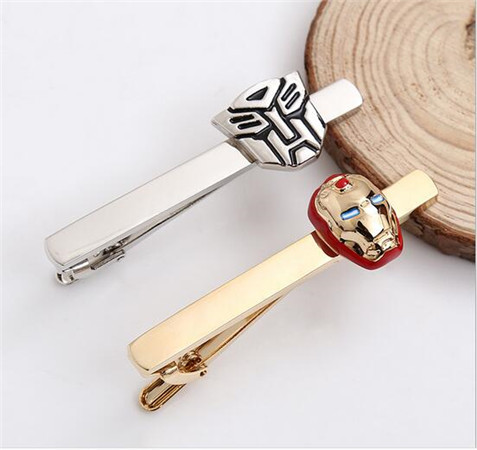 Gold plated tie clips