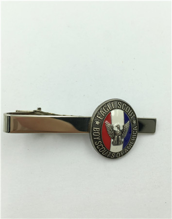 Custom logo stainless steel tie clip