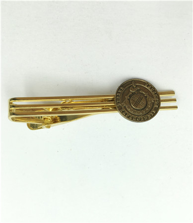 High quality metal bronze tie clip