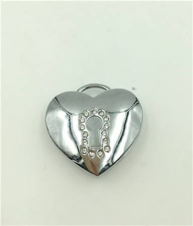 Metal heart shaped mirror