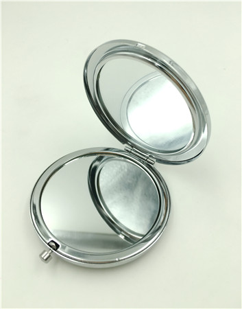 double sides metal pocket mirror