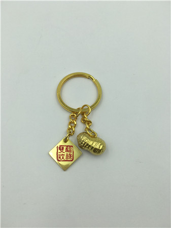 Promotional imitation leather keychains