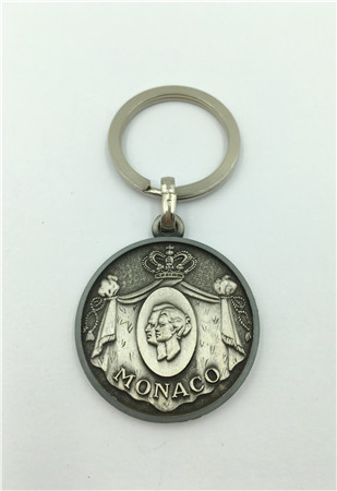 rotatable metal keychain custom